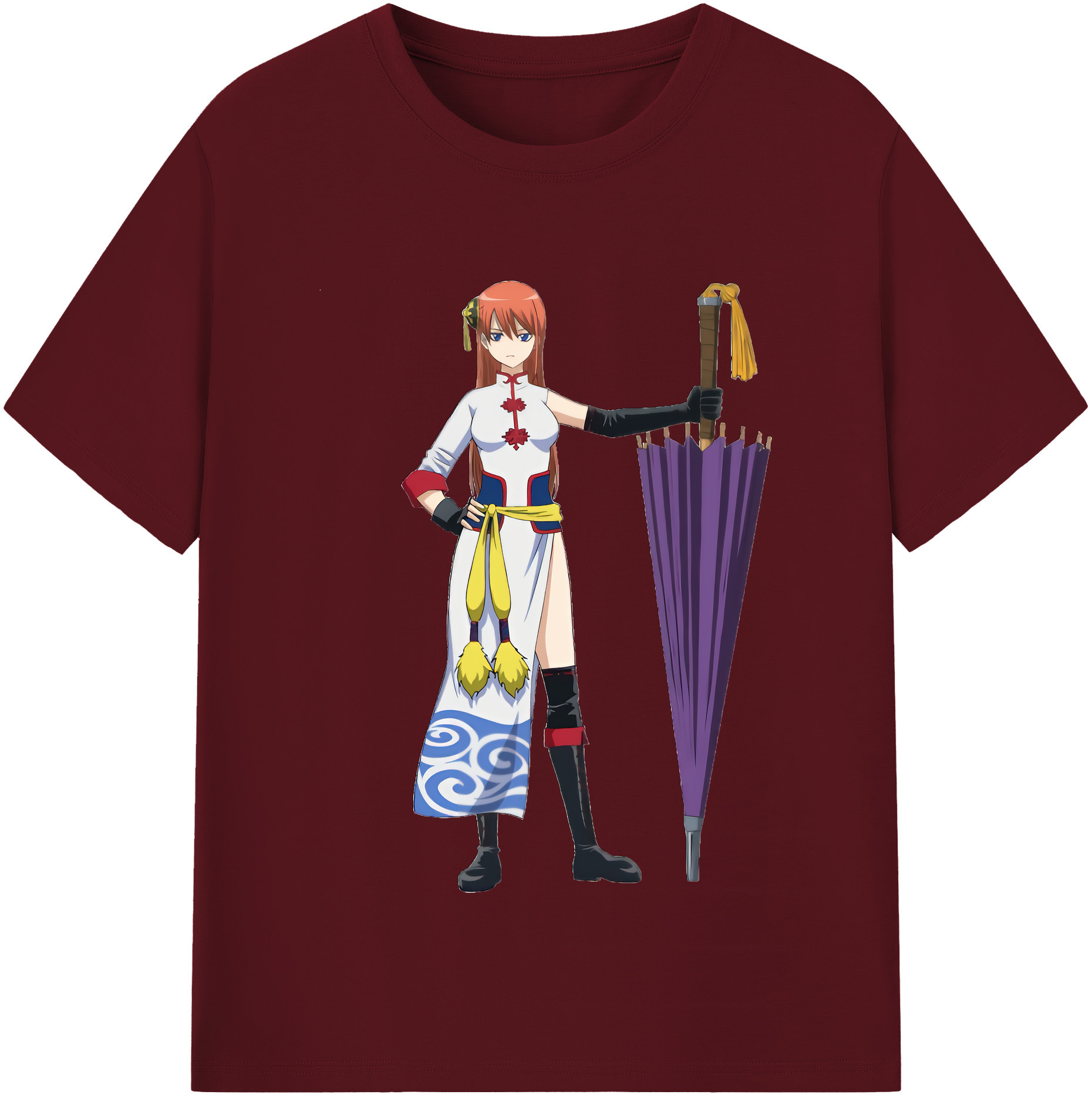 （画像用） ぎんたま 坂田銀時（さかたぎんとき） 神楽 志村新八（しむら しんぱち） GINTAMA Sakata Gintoki Kagura Shimura Shinpachi 綿100％半袖Tシャツ（フロントプリント）